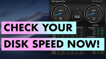 How to test your hard drive speed - Mac OSX