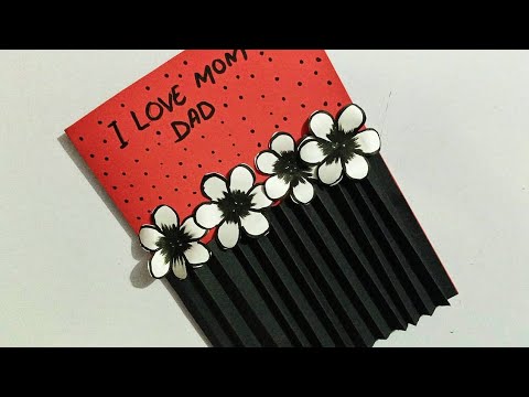 how to make parents day card easy