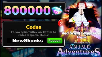 FAST! BRO! Codes for Anime Adventures in Roblox 2023 Devs? working!