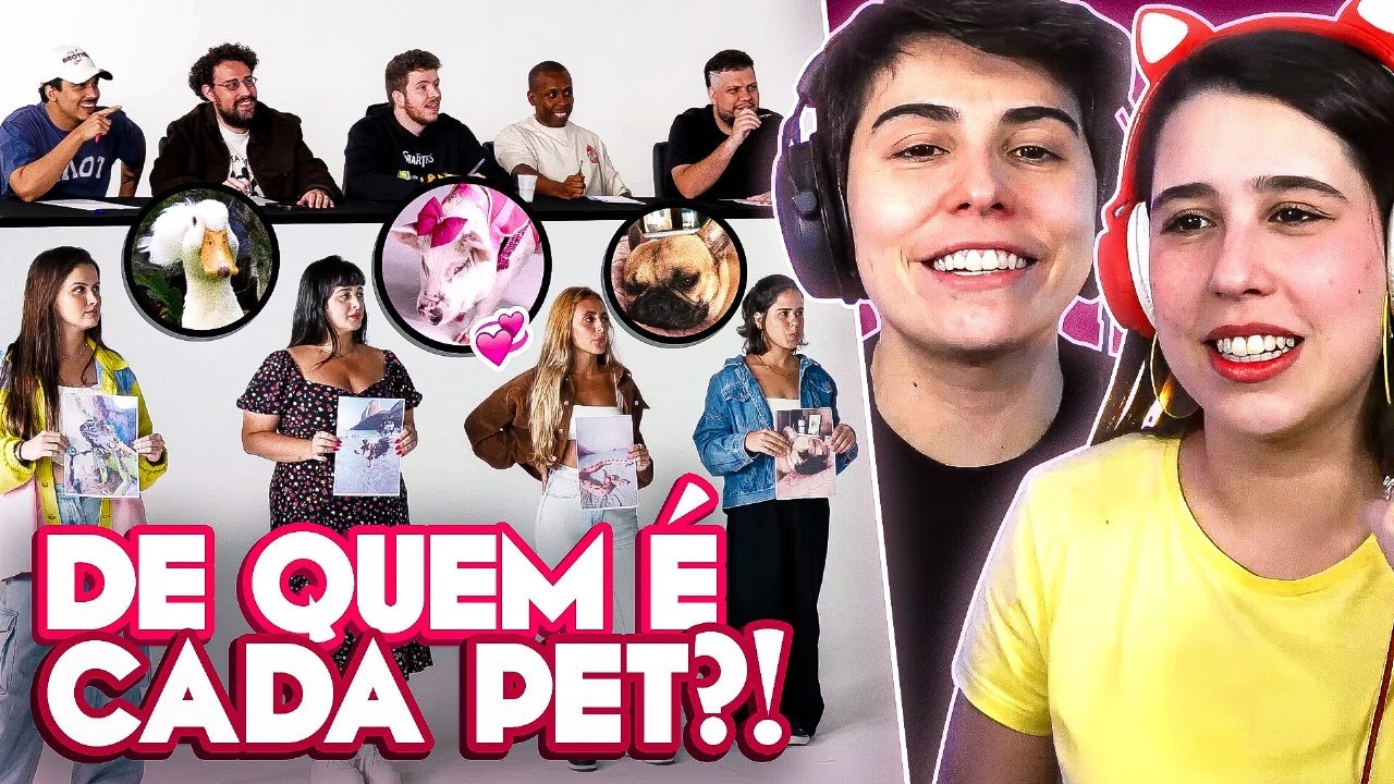 ADIVINHE QUE QUEM É O PET! | React Aqueles Caras