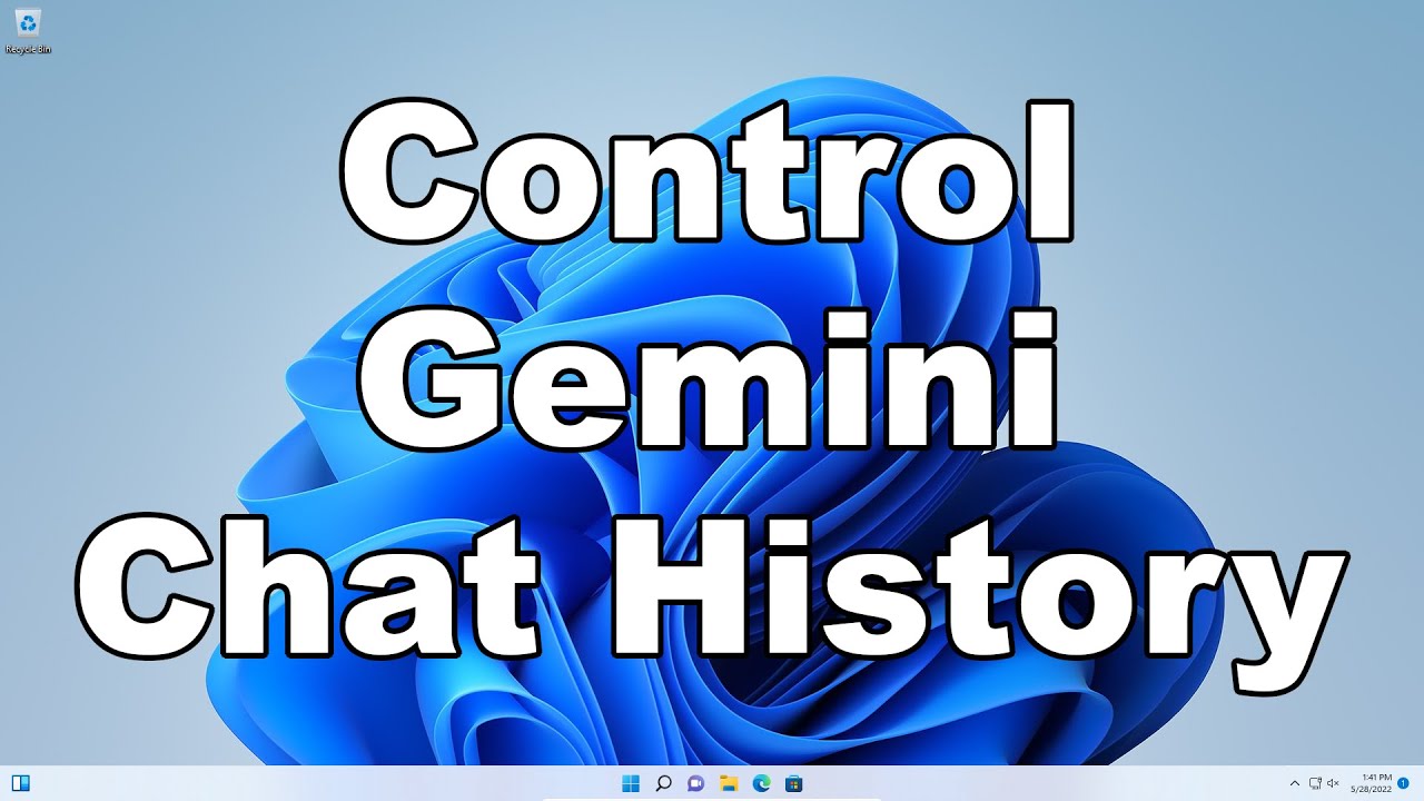 How To Prevent Gemini From Using Your Chat History To Train It's AI ...