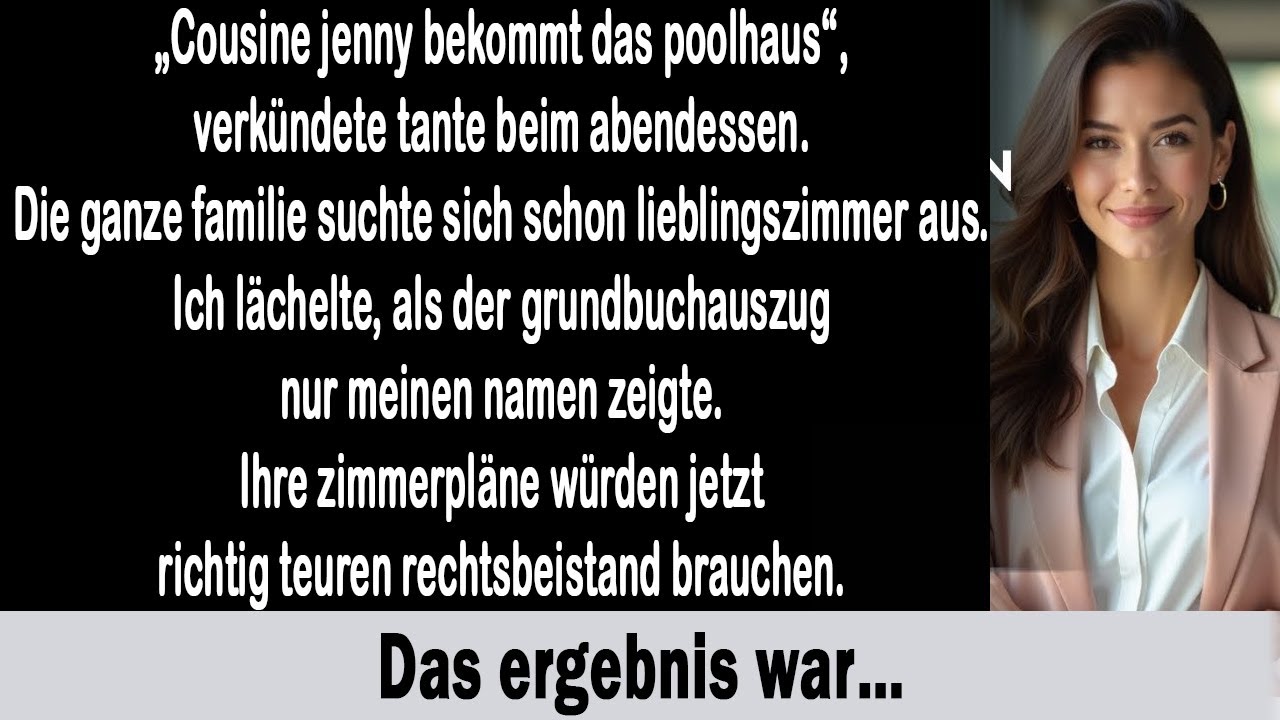 Ich stand in meiner eigenen Küche und hörte zu, wie meine Familie mein selbst entworfenes Haus unter sich aufteilte, als wäre ich unsichtbar. Tante Patrizia saß am Kopfende meines Esstisches,...