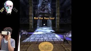 تجربه الVRمع لعبه الهروب من الوحش لاتفوت ردت فعلي screenshot 4