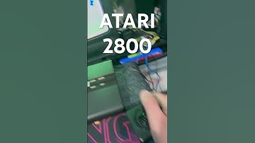 ATARI 2800 ! Not 2600! Cleaned , Tested, and Fully Working Rare Grail Atari! Papa Brad’s Gaming!
