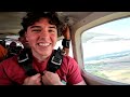 Spencer gayheart  tandem skydive at skydive indianapolis