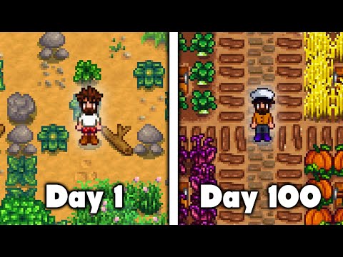 stardew valley ประวัติตัวละคร  Update  I Played 100 Days of Stardew Valley