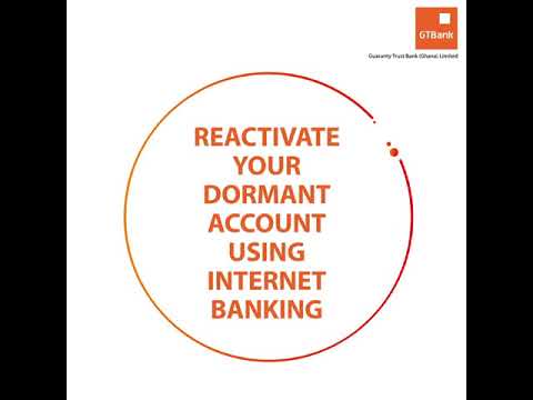 REACTIVATE YOUR DORMANT ACCOUNT USING INTERNET BANKING