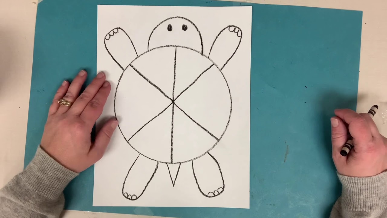 How To Make a Color Wheel Turtle Craft - Messy Little Monster