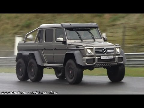 Mercedes G63 AMG 6x6 Races Supercars on Track!