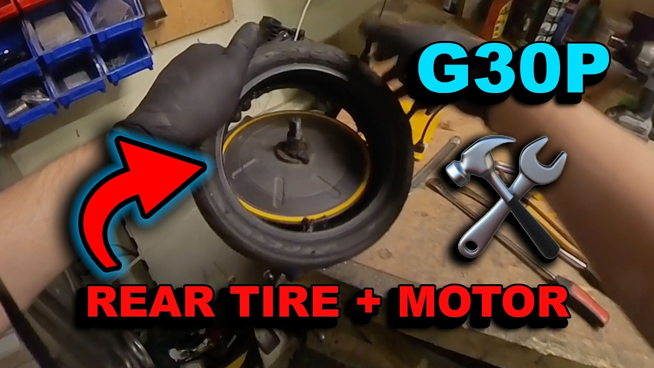 How to Repair the Rear Tire & Motor Assembly on the Segway-Ninebot MAX G30P 🤠🛴🛠️🧰