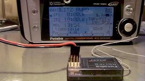 Futaba R617FS / T10CP - Binding