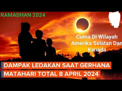 Benarkah Bumi Akan Gelap 3 Hari Gerhana Matahari 8 April 2024 72 Jam #shorts