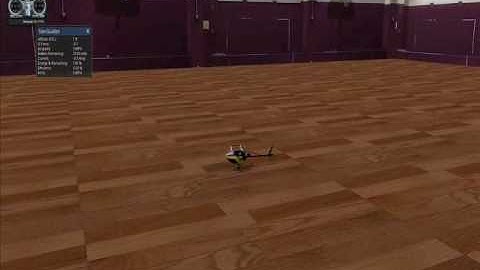 T-Rex 500 Inverted Autorotation