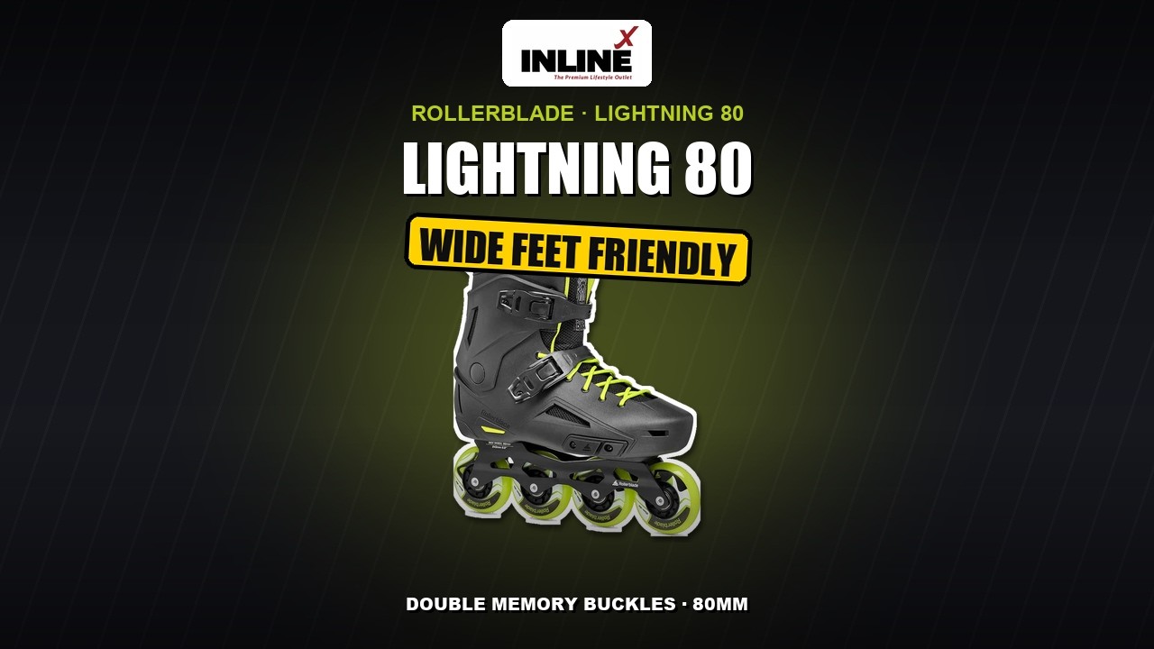 Rollerblade Lightning 80 — The Wide-Fit City All-Rounder