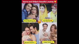 Apurva and Shilpa's Beautiful🥰 Journey#apurvaagnihotri#shilpasaklani