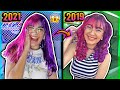 RECREANDO MI LOOK A LOS 16 ¡volví al cabello de colores! - Lulu99