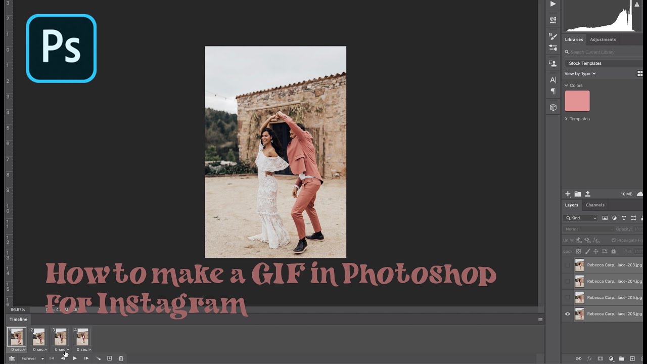 Como fazer um GIF para o Instagram com o Photoshop