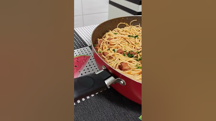 COMO FAZER MACARRÃO FÁCIL E RÁPIDO!