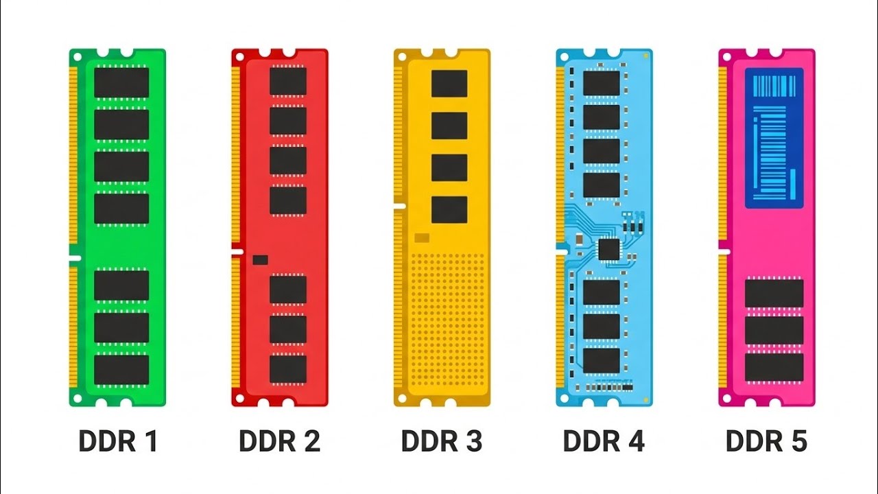 Ddr Ram Shape Every DDR RAM Explained In 6 Minutes - YouTube