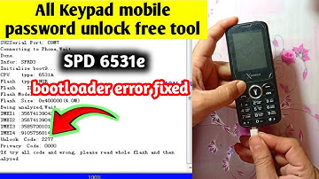 All spd cpu unlock free tool 2025 | keypad mobile unlock tool | factory reset all spd brands