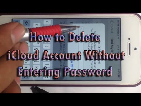 How to delete icloud account