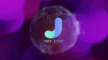 #12 intro maker for a logo reveal with spinning particles animation