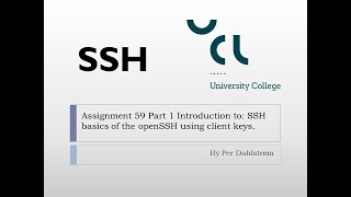 Ass59 Part 1 introduction SSH client keys