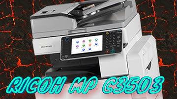 RiCOH MP C3503 Top of the line Refurbished Colour Copier Laser Printer Scanner, Fax MPC3503