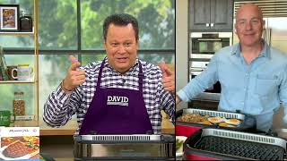 PowerXL 1500W Smokeless Grill Pro with Griddle Plate on QVC