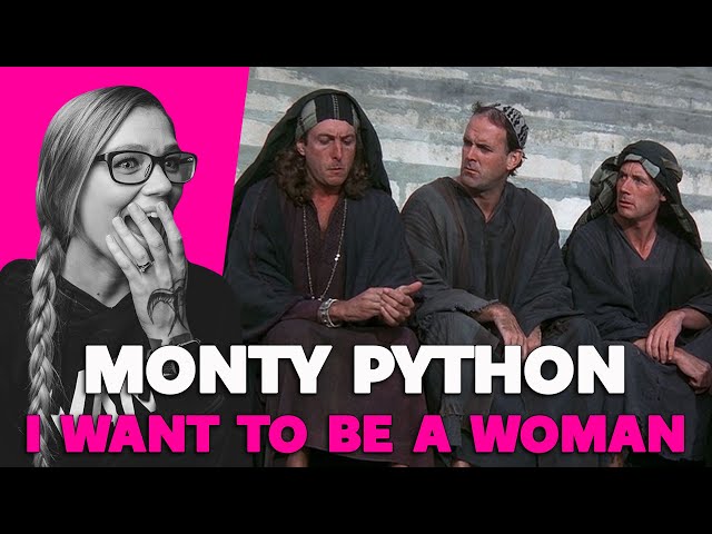 AMERICAN REACTS TO MONTY PYTHON | I WANT TO BE A WOMAN AMANDA RAE | class=