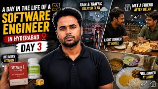 A Day in the Life of a Software Engineer in Hyderabad 💻 | Day 3 | Rain, Traffic & Friends screenshot 2