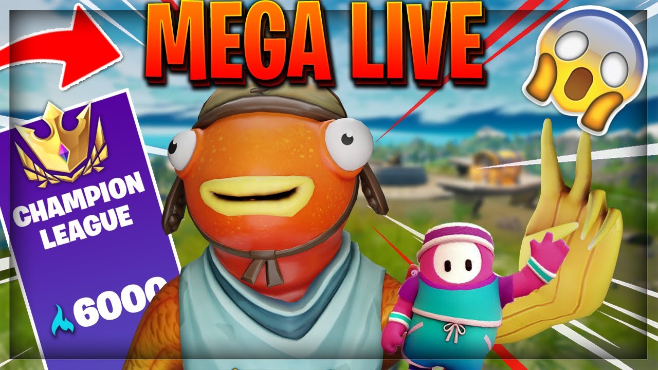 MEGA LIVE NOEL FORTNITE ET FALL GUYS VIENS T'AMUSER !