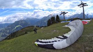 Gleitschirmflug über Mayrhofen 2018