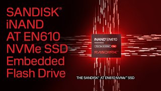 SANDISK® iNAND® AT EN610 NVMe™ SSD Embedded Flash Drive
