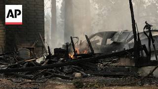 Video shows devastation in Spokane after Washington state wildfires
