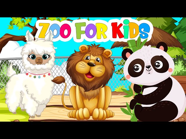 Animals At The Zoo | Learning About Zoo Animals | Vocabulary video for kids class=