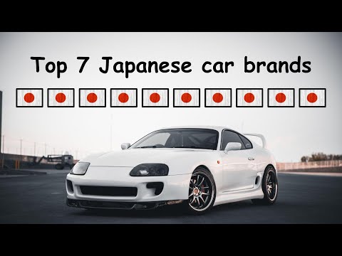 TOP 7 JAPANESE CAR BRANDS 🚙🇯🇵