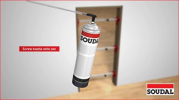 Installing interior door with 2 component PU foam