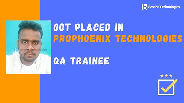 Besant Technologies Marathahalli Reviews | Aravith Got Placed |Software Testing Course Marathahalli