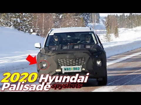 All New 2020 Hyundai Palisade Full Size 8 Seat SUV | Spyshots