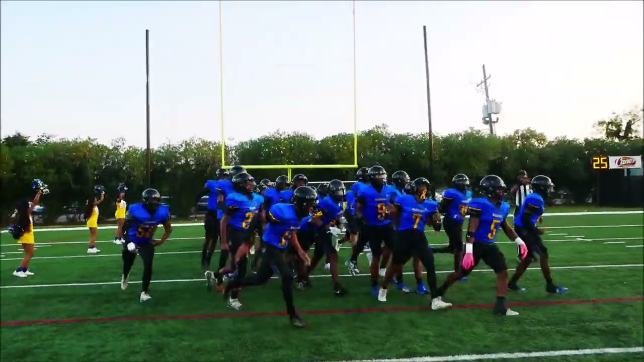 Sophie B Wright Football team game entrance 2025 @ Bonnabel Game. (HD) 4K 