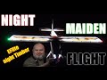 EFlite Night Timber X Evolution 1.2m BNF RC plane 4S NIGHT MAIDEN FLIGHT