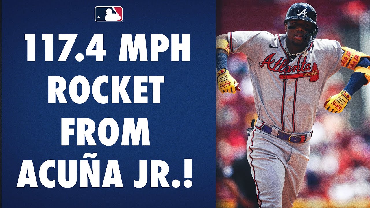 Ronald Acuña Jr. CRUSHES a 117.4 MPH HR for his 21st of the season