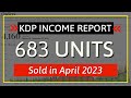 KDP Income Report April 2023: How I Sold 683 Low Content Books and Made....
