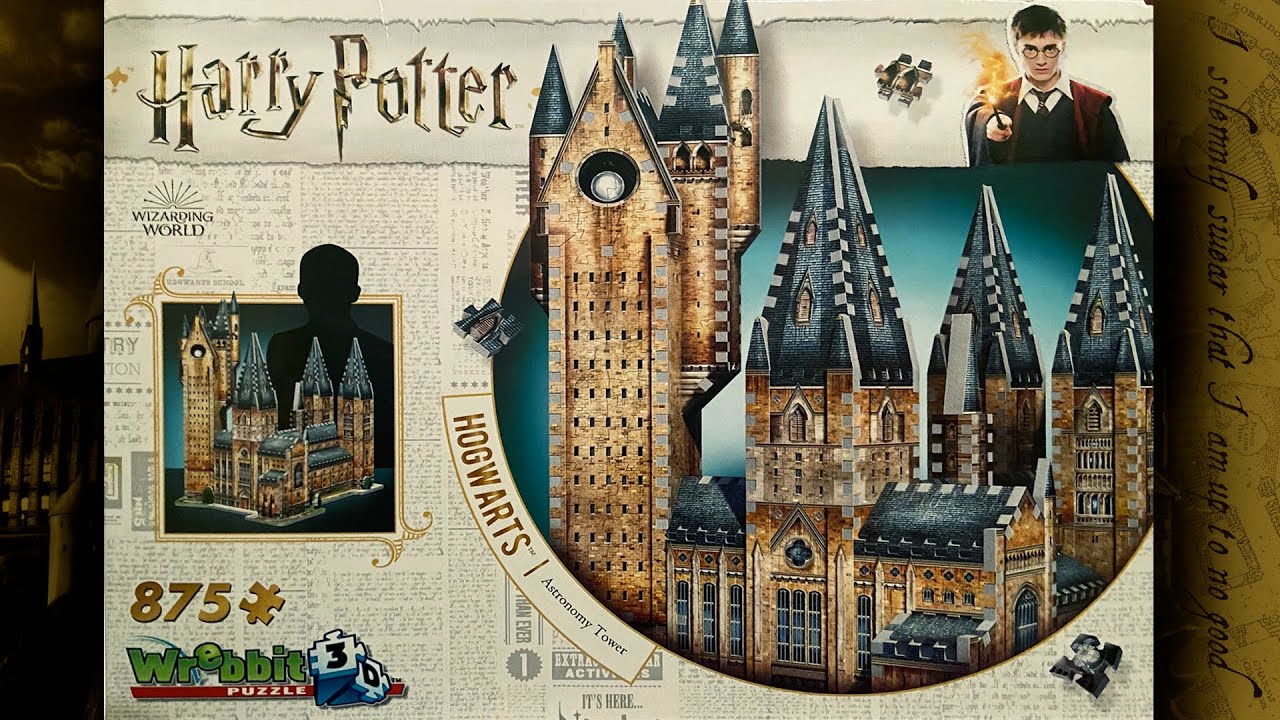 zag Grillig Vliegveld Harry Potter Wrebbit 3D Puzzle • Astronomy Tower - YouTube