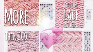 Ажурные УЗОРЫ СПИЦАМИ / Более 💥 200!!! 💥 СХЕМ с фото / Lace KNITTING PATTERNS Ажурные УЗОРЫ СПИЦАМИ / Более 💥 200!!! 💥 СХЕМ с фото / Lace KNITTING PATTERNS