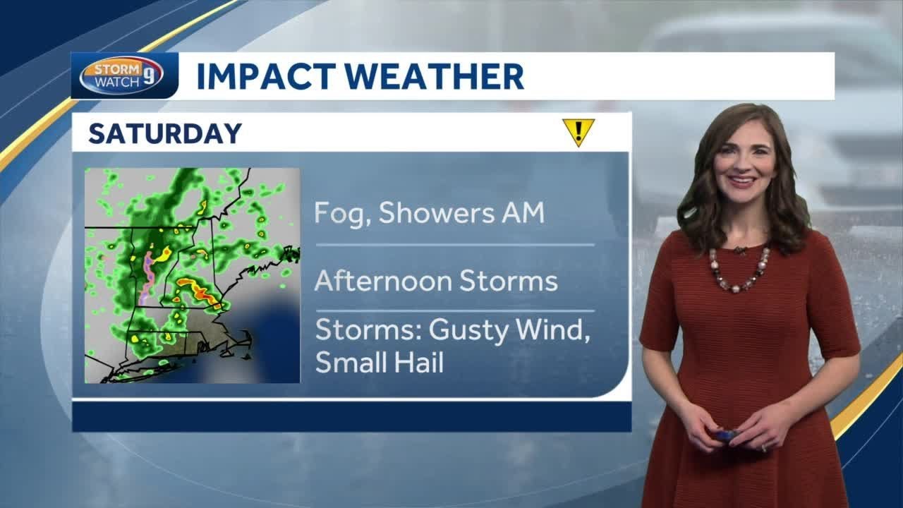 Video: Mainly cloudy Saturday with some scattered showers - YouTube