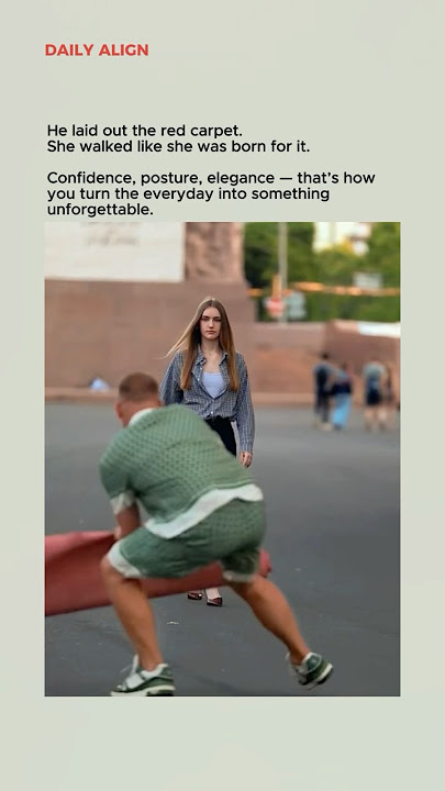 When your posture and presence are right — any street becomes a runway.