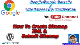 How to Create Sitemap Submit XML & Google Search Console  | WordPress Site Verification | Hindi+Eng