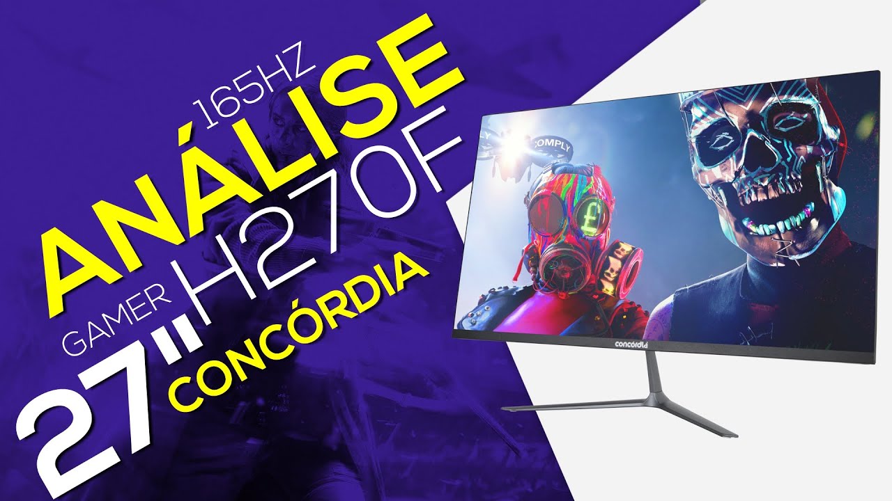 Monitor Gamer Concórdia H270F Review YouTube